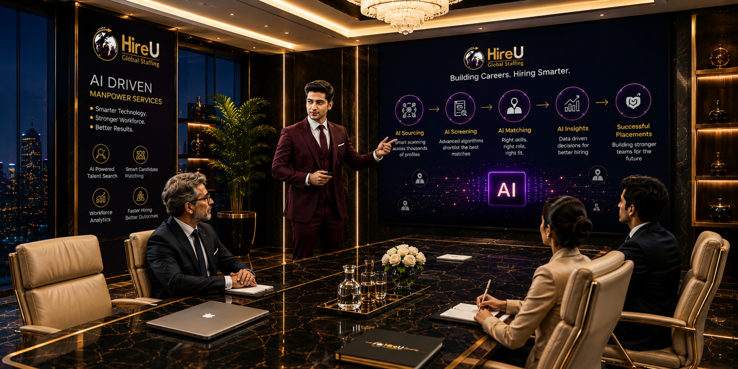 AI Powered Manpower Hiring by HireU Global